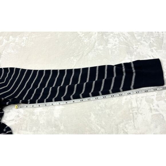 Banana Republic Women Striped Sweater Sz L Blue Preppy Classic Nautical - Picture 5 of 8
